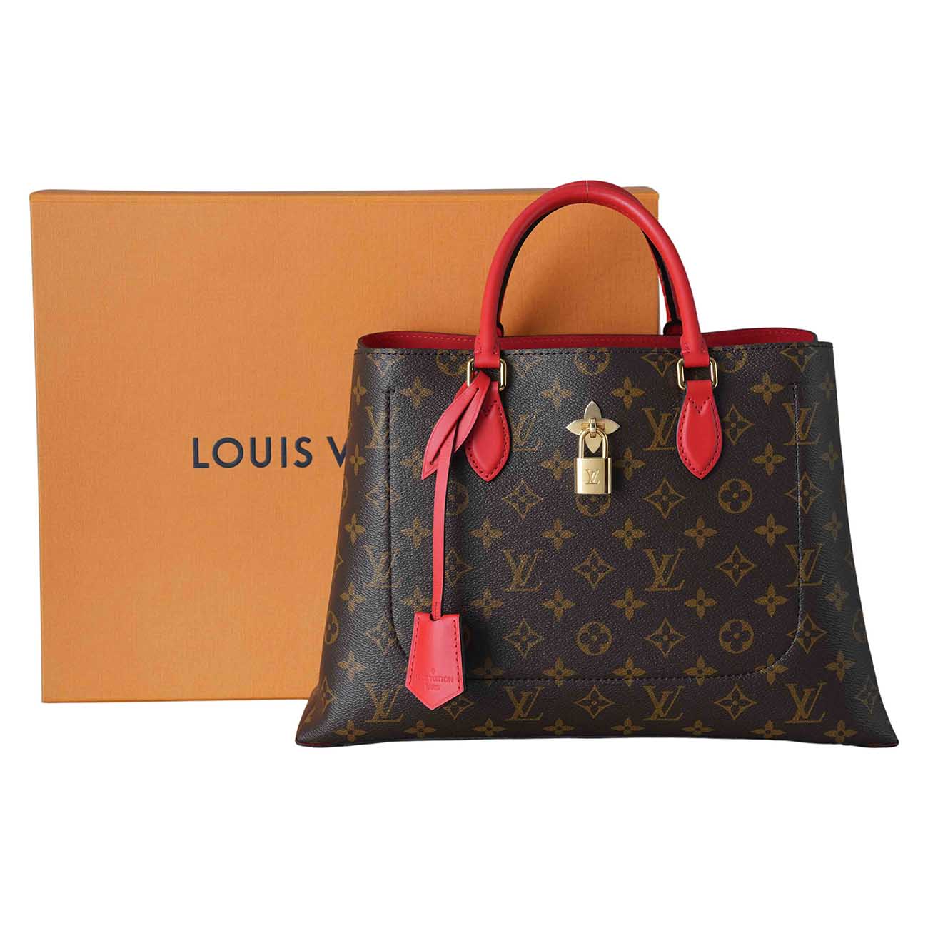 LOUIS VUITTON(USED)루이비통 M43553 모노그램 플라워 토트 겸 숄더백